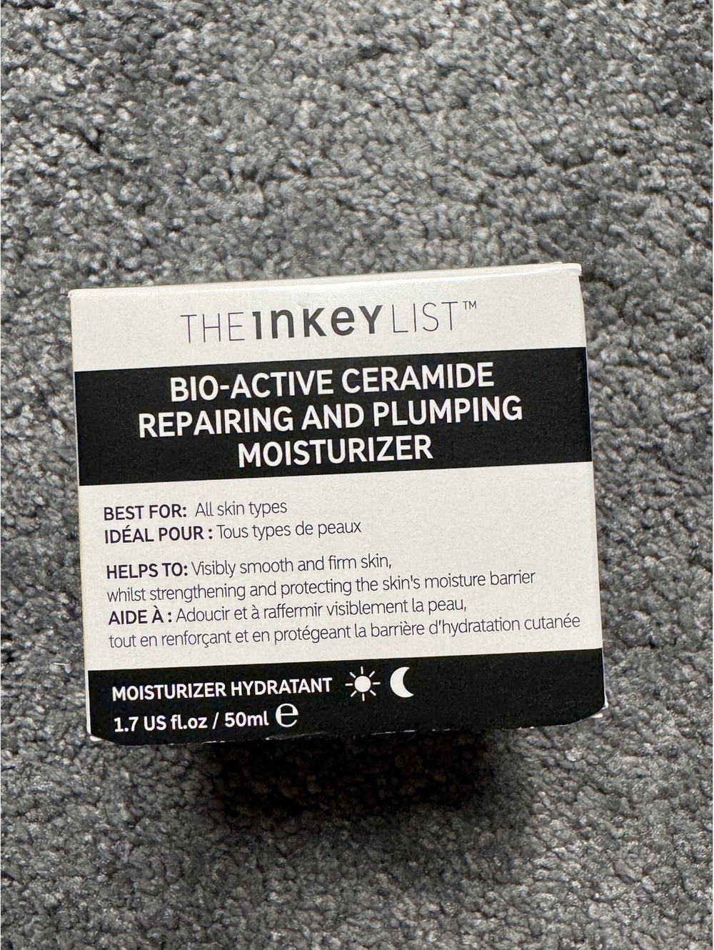 The INKEY List Bio-Active Ceramide Repairing Plumping Moisturizer 50ml